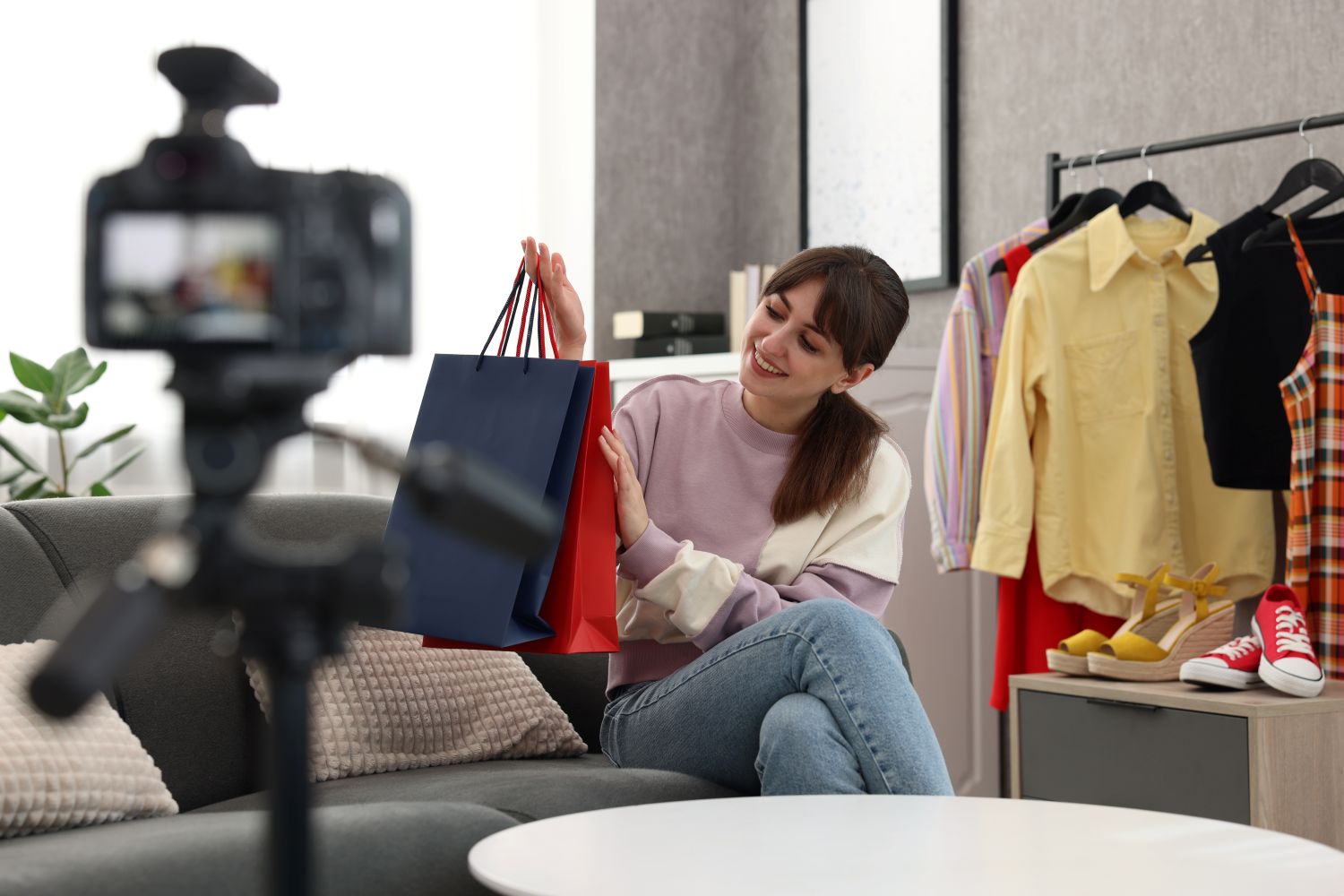 Online shopping via live stream